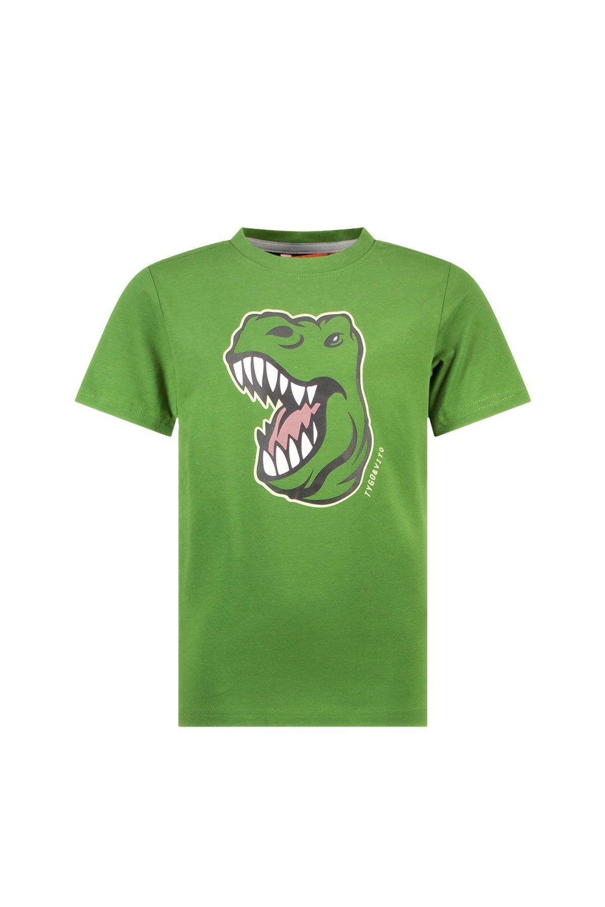 TYGO & vito X403-6423 Jongens T-shirt - Tropical Green - Maat 110-116