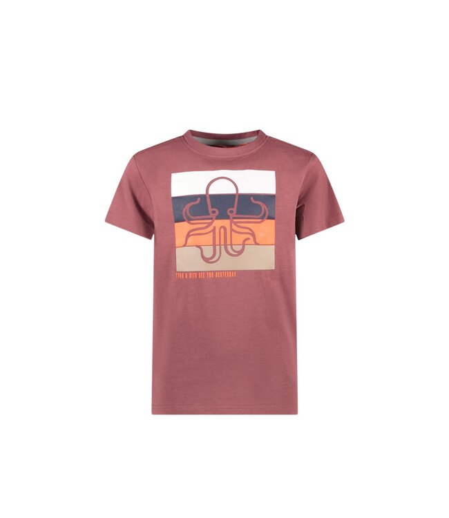 Tygo & Vito Jongens t-shirt - Jaimy - Brick