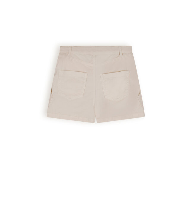 NoBell Meisjes short - Simoa - Pearled ivoor wit