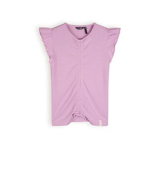 NoBell Meisjes t-shirt rib - Krisp - Vintage roze