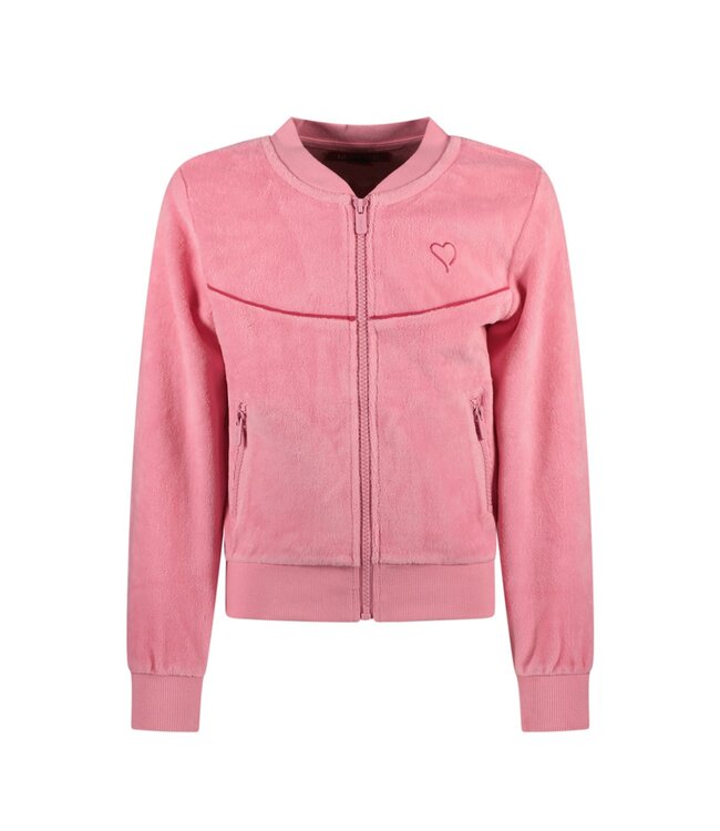 MAYCE Meisjes velvet vest - Roze