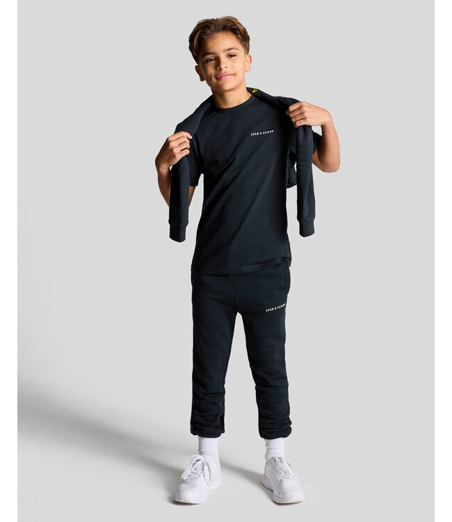 Lyle & Scott Sweat broek Script - Donker navy blauw