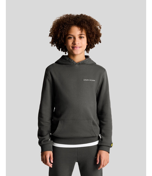 Lyle & Scott Sweater Script - Gun metal grijs