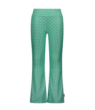 B.Nosy Meisjes flair broek groen - Esmee - Terazzo AOP