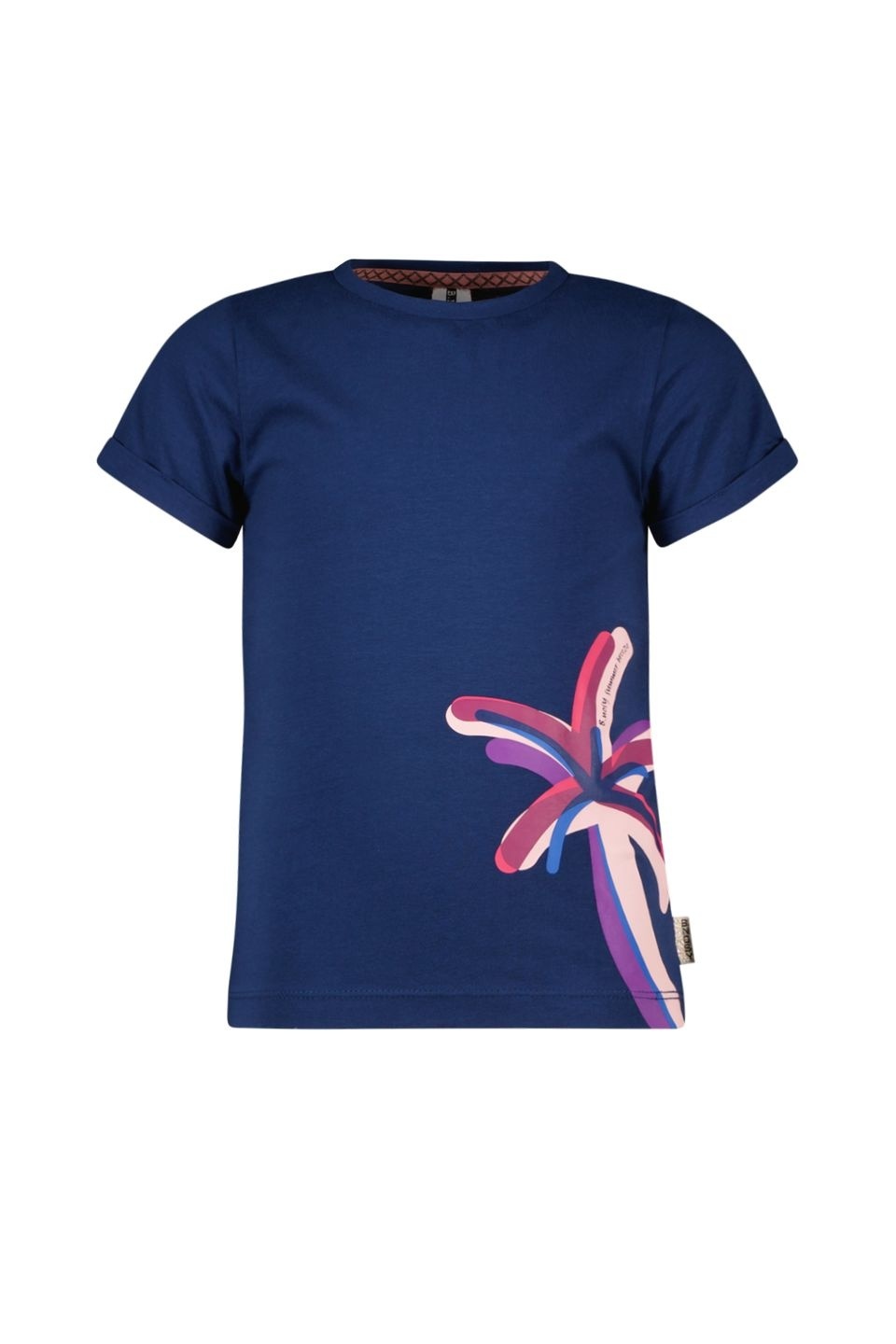 B.Nosy Meisjes t-shirt -Thirza - Lake blauw