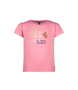 B.Nosy Meisjes t-shirt - Grace - Sugar roze