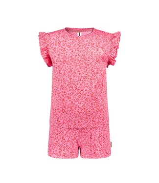 B.Nosy Meisjes pyjama - Skye - Sleep luipaard AOP