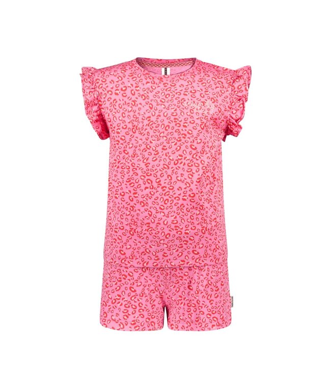 B.Nosy Meisjes pyjama - Skye - Sleep luipaard AOP