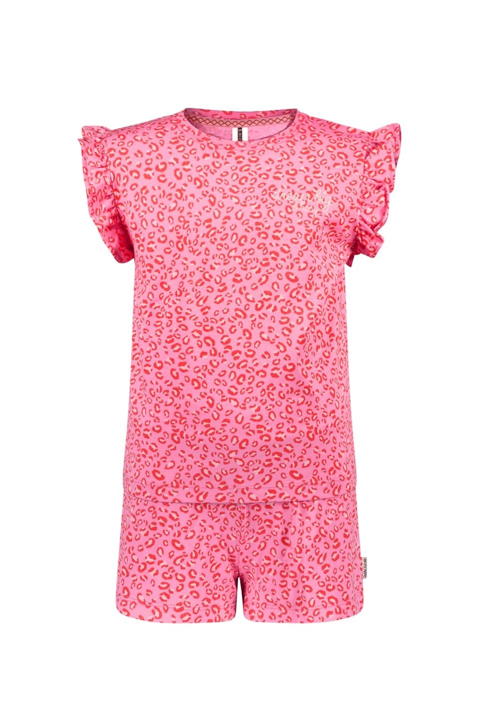 B. Nosy Y403-5076 Meisjes Pyjamaset - Sleep leopard ao - Maat 122-128