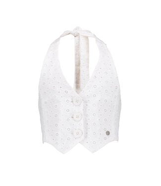 Frankie & Liberty Meisjes vest - Nicole - Bright White