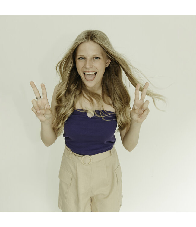 Frankie & Liberty Meisjes top - Nadia - Purple Blue