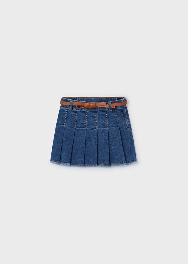 Mayoral Meisjes jeans rok met riem - Medium afbeelding