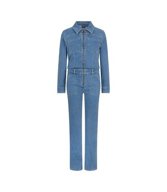 Indian Blue Jeans Meisjes jumpsuit - Medium blauw denim