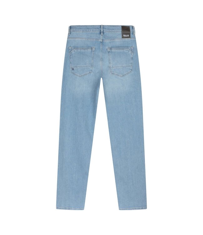Rellix Jongens jeans broek wide straight fit - Licht blauw denim