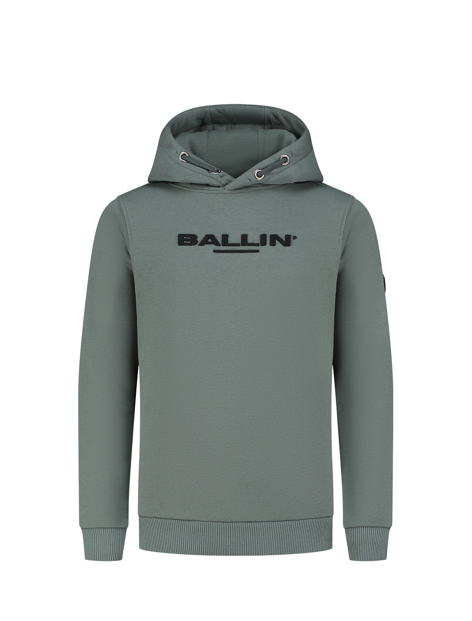 Ballin Hoodie slim fit Army groen