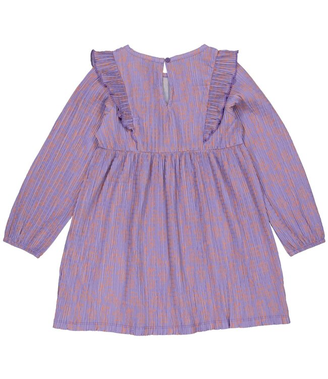 Quapi Meisjes jurk - Daniele - AOP Paars bloemen