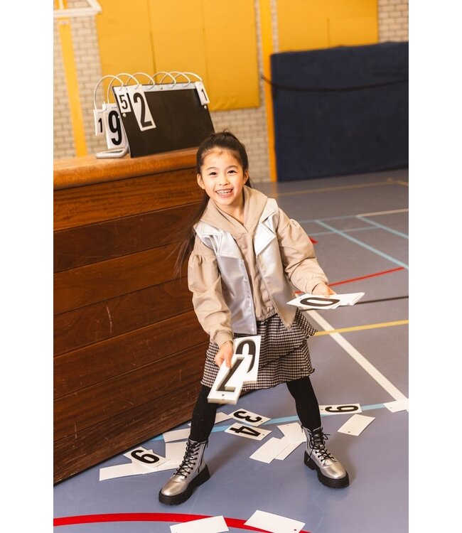 Quapi Meisjes hoodie - Dinte - Donker zand