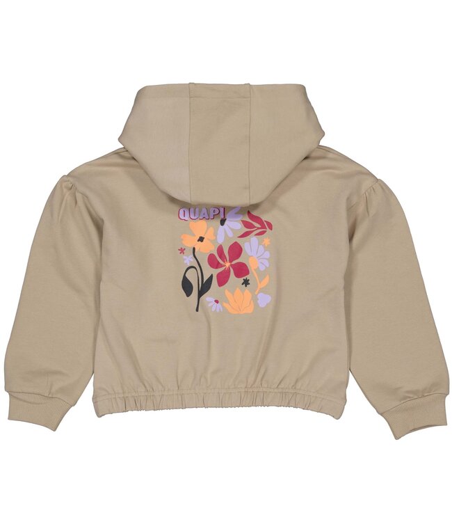 Quapi Meisjes hoodie - Dinte - Donker zand
