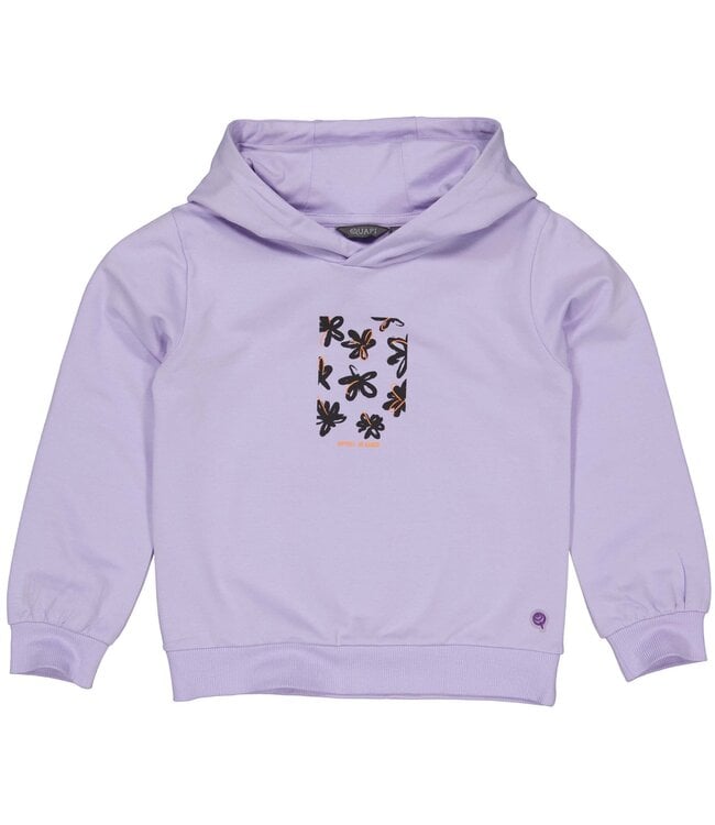 Quapi Meisjes hoodie - Dionne - Lila lavender