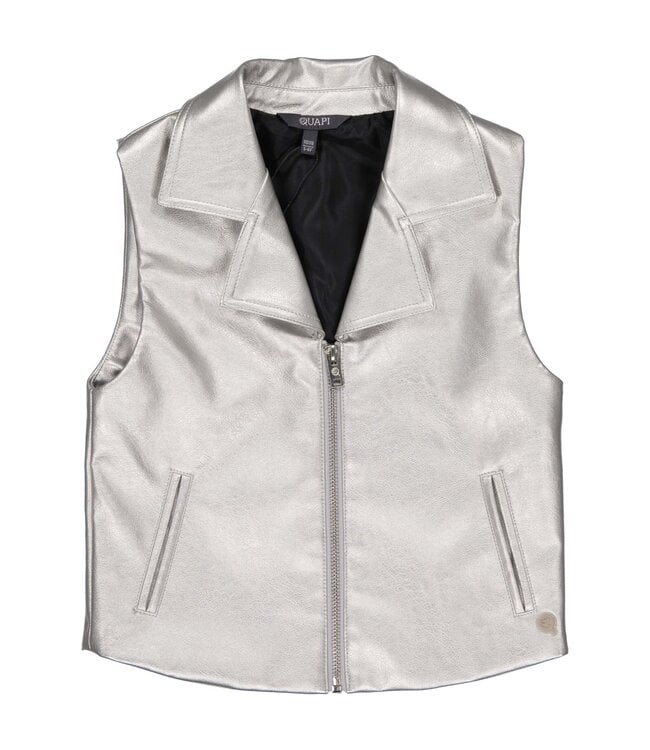 Quapi Meisjes gilet - Djezz - Zilver