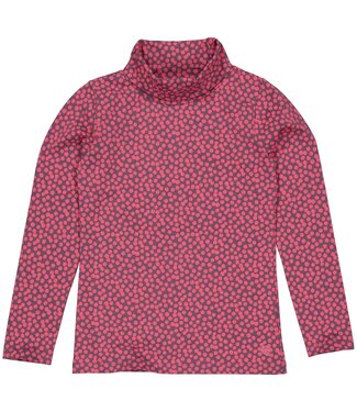 Quapi Meisjes shirt - Delia - AOP Hot roze stippen