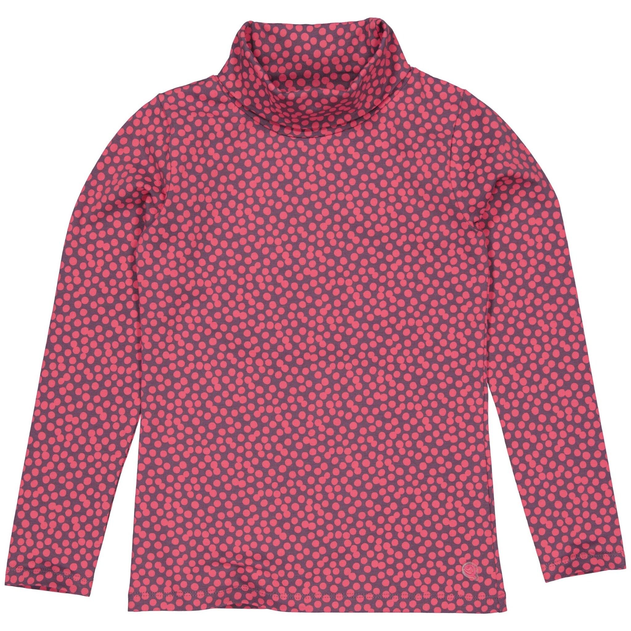 Quapi Meisjes shirt - Delia - AOP Hot roze stippen afbeelding