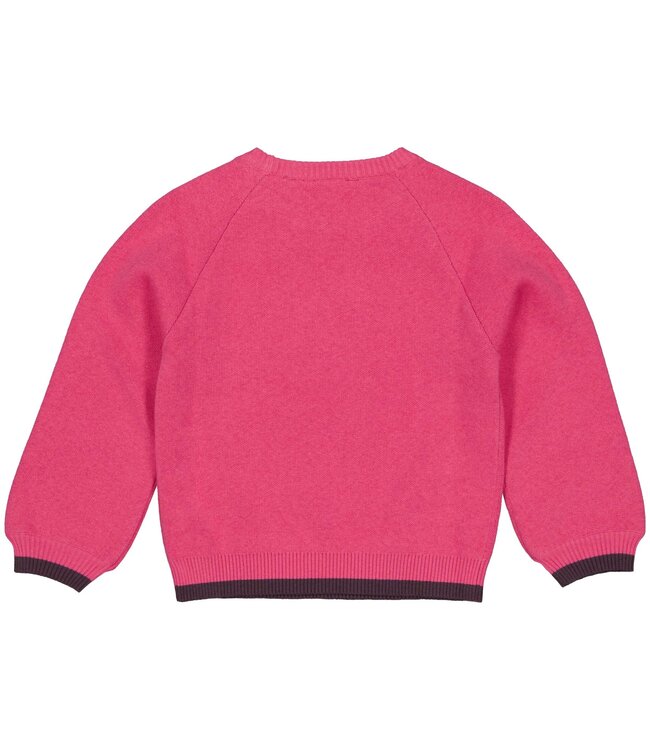 Quapi Meisjes sweater - Diek - Hot roze