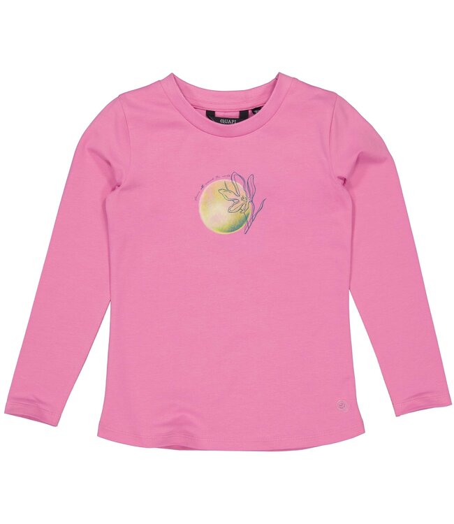 Quapi Meisjes shirt - Dauren - Candy roze