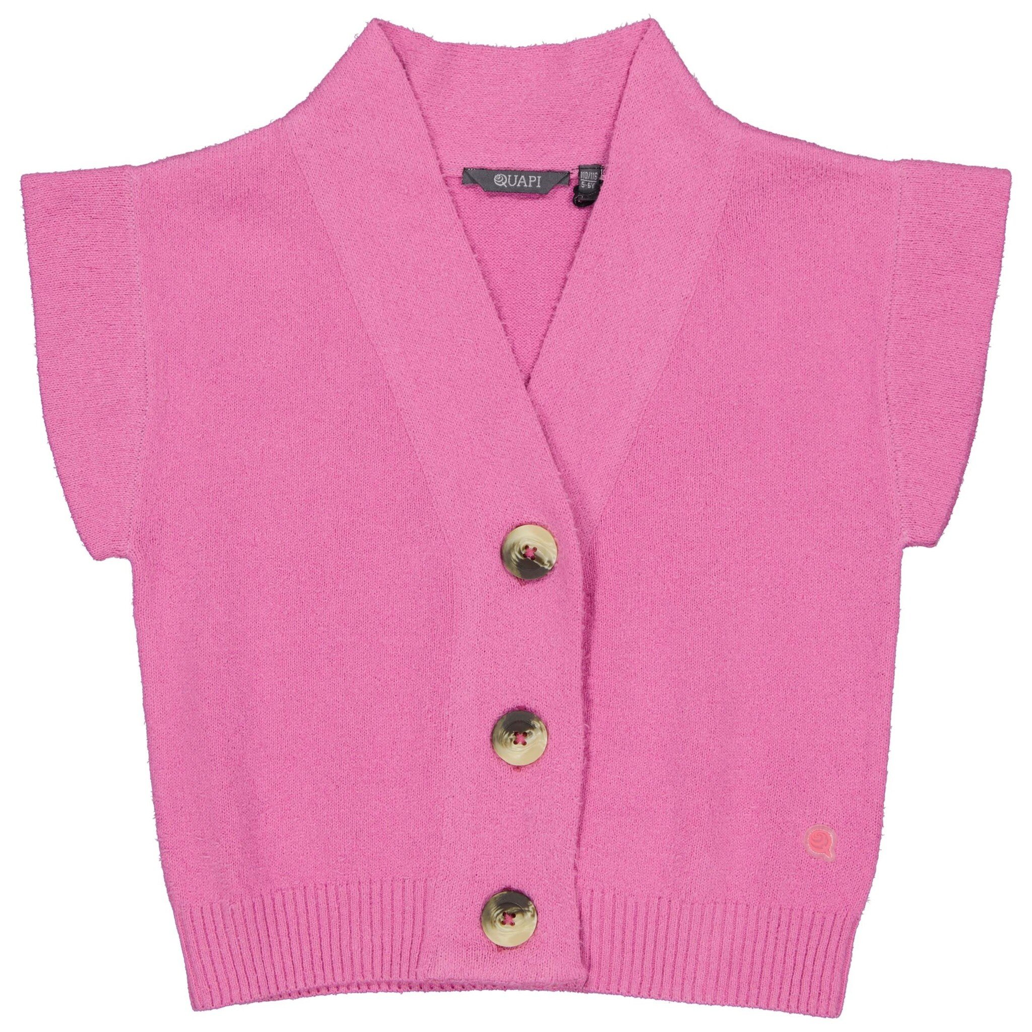 Quapi Meisjes gilet - Dorith - Candy roze