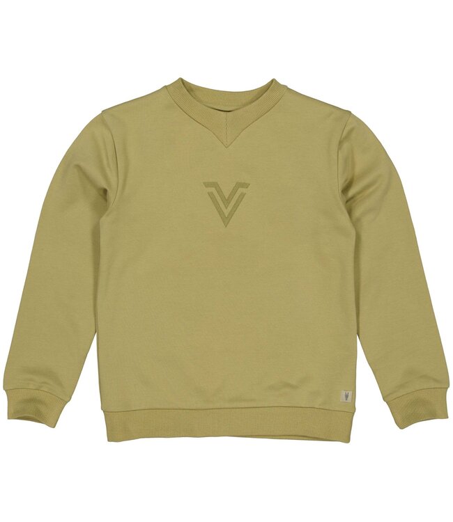 LEVV Jongens sweater - Nanno - Olijf groen