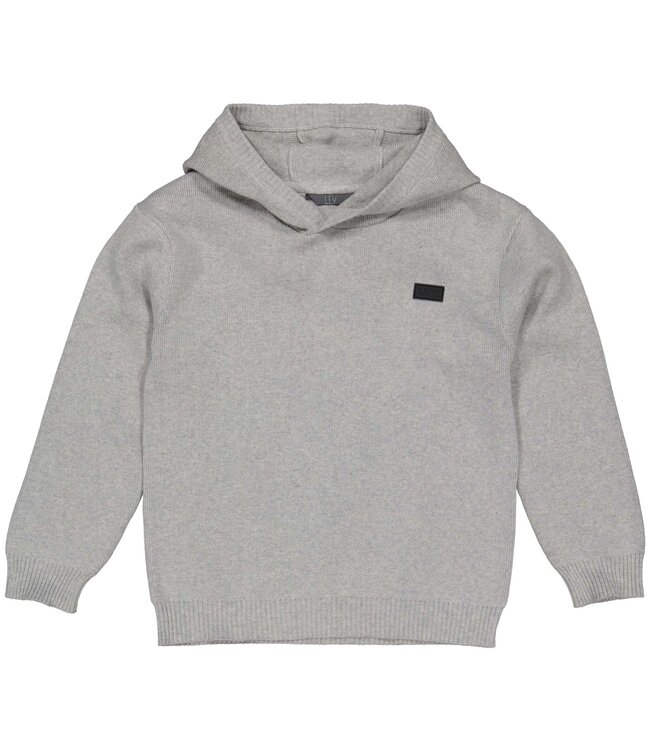 LEVV Jongens hoodie - Neo - Licht grijs melee