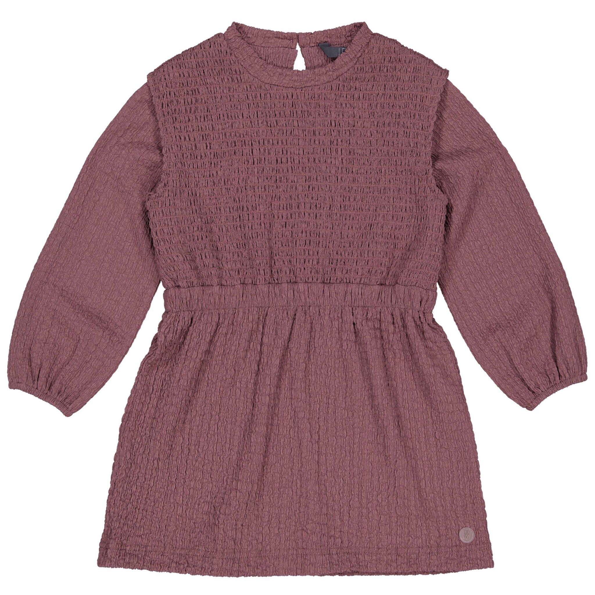 LEVV Little Meisjes jurk - Pam - Donker mauve