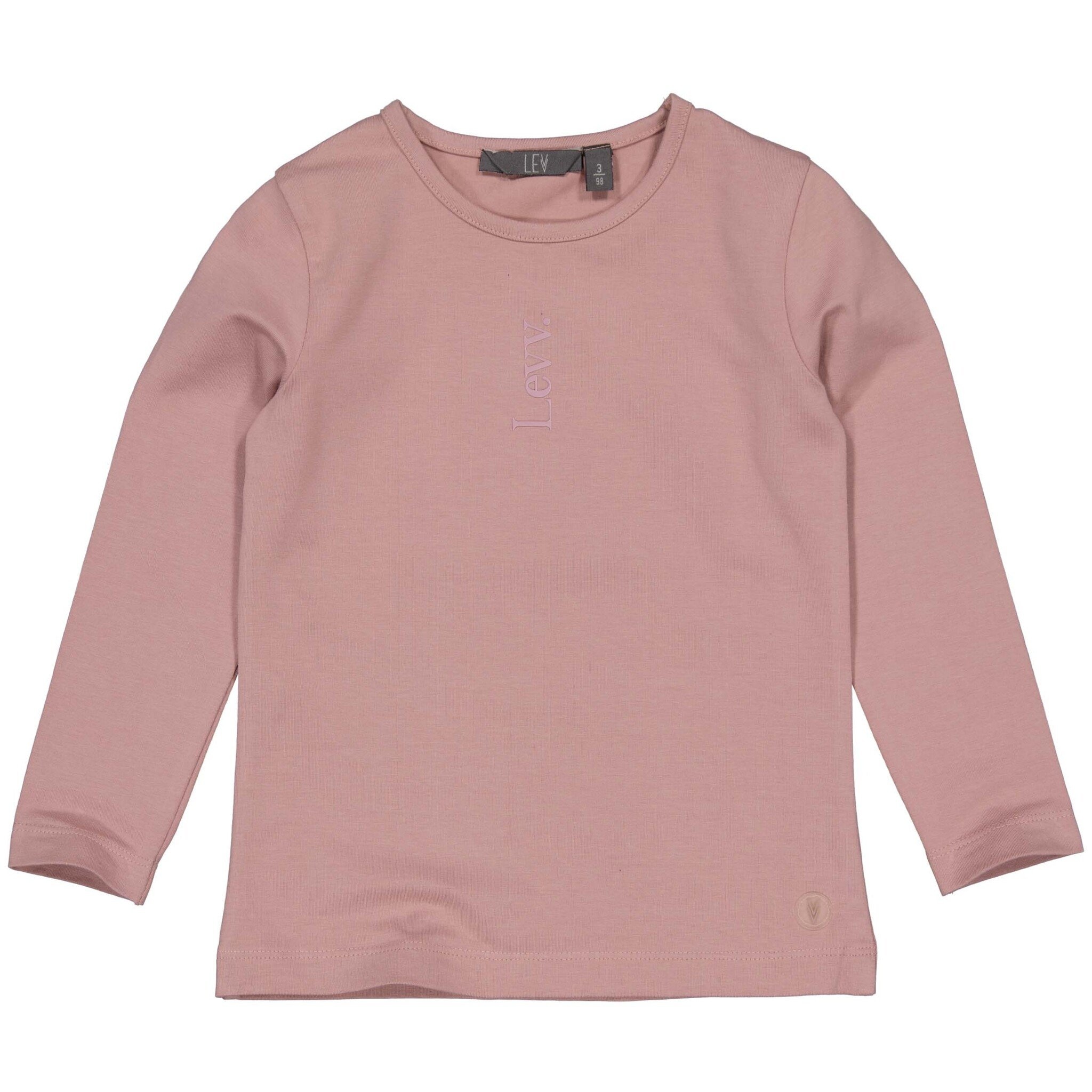 LEVV Little Meisjes shirt - Pela - Licht mauve