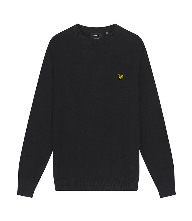 Lyle & Scott Trui - Z865 Jet zwart