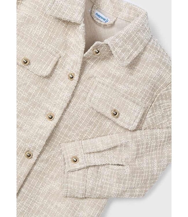 Mayoral Meisjes blouse - Zand