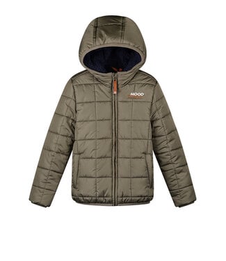 Moodstreet Jongens winterjas - James - Khaki groen