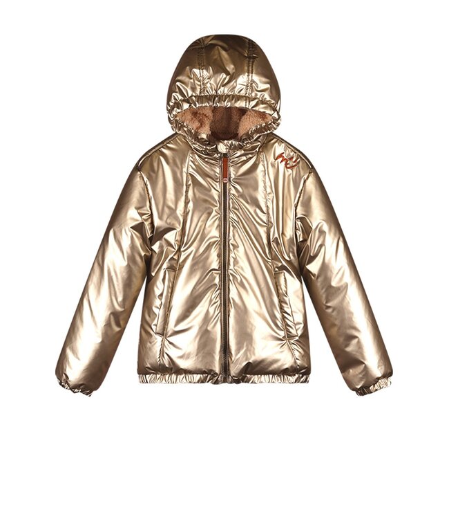 Moodstreet Meisjes winterjas - Jet - Goud