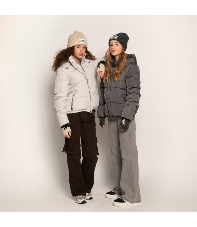 Frankie & Liberty Meisjes broek - Attitude Wide Leg - Grey Denim