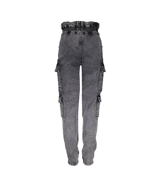 Frankie & Liberty Meisjes broek - Bird Cargo - Dark Grey Denim