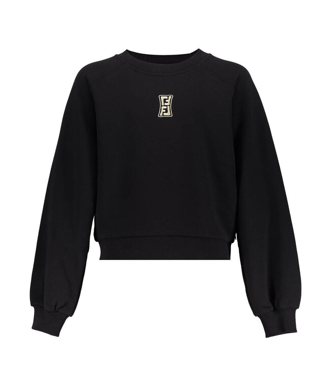 Frankie & Liberty Meisjes sweat shirt - Patricia - 03.3 Off Black