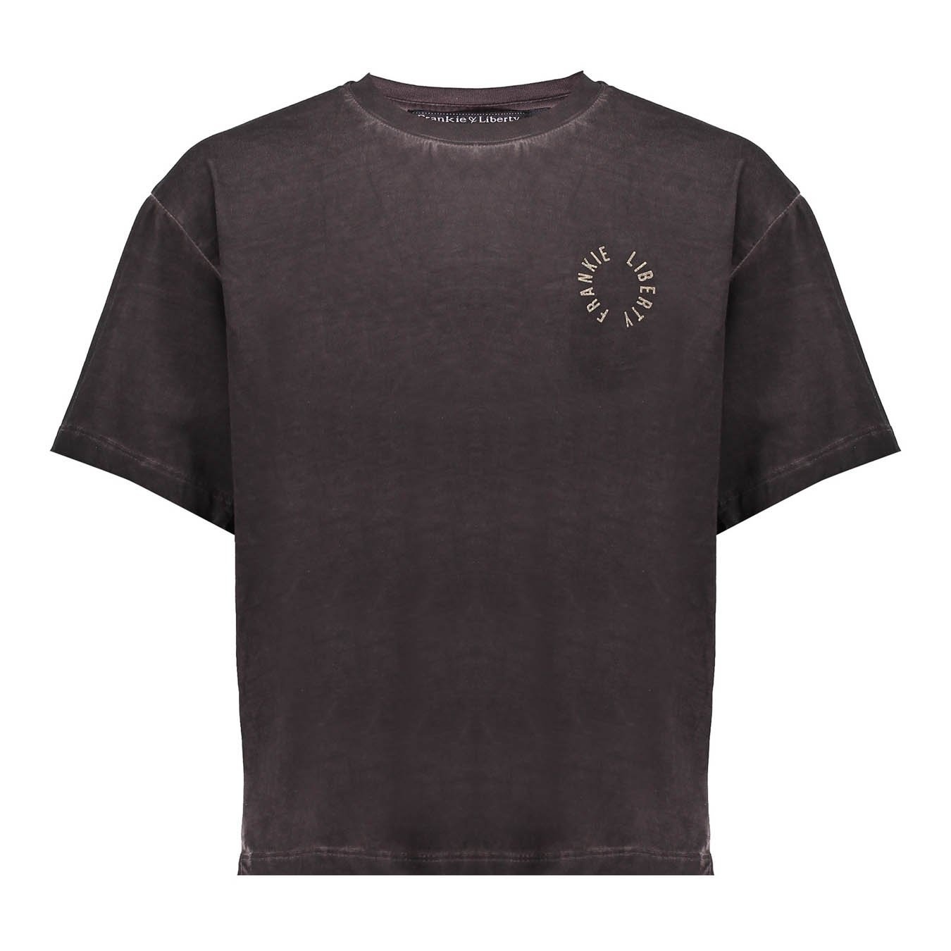 Frankie & Liberty Meisjes t-shirt - Paris - 15.2 Cool Brown