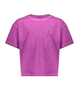 Frankie & Liberty Meisjes t-shirt - Paris - Purple Pink