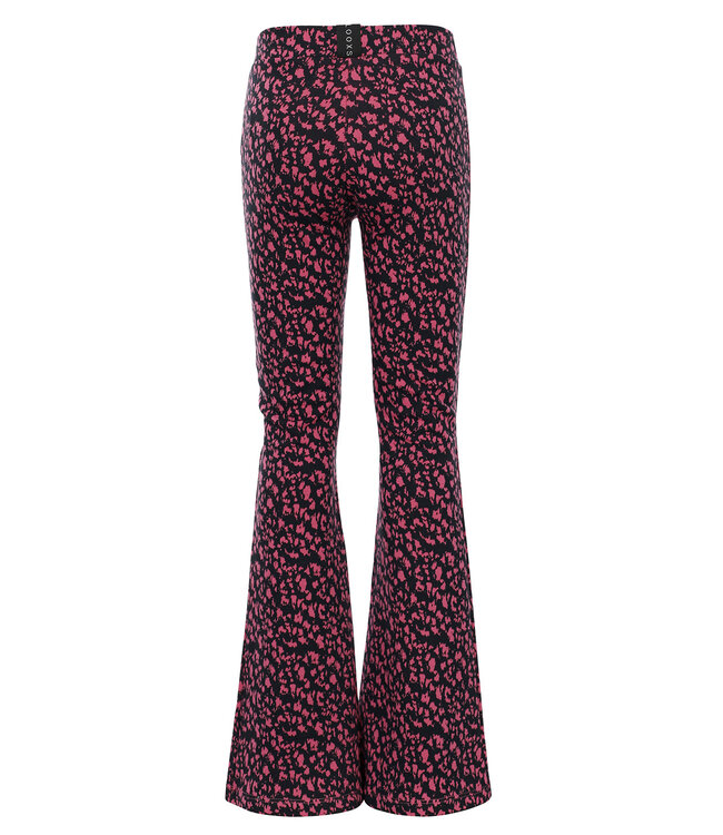 LOOXS 10sixteen Meisjes flair broek - Mauve stippen