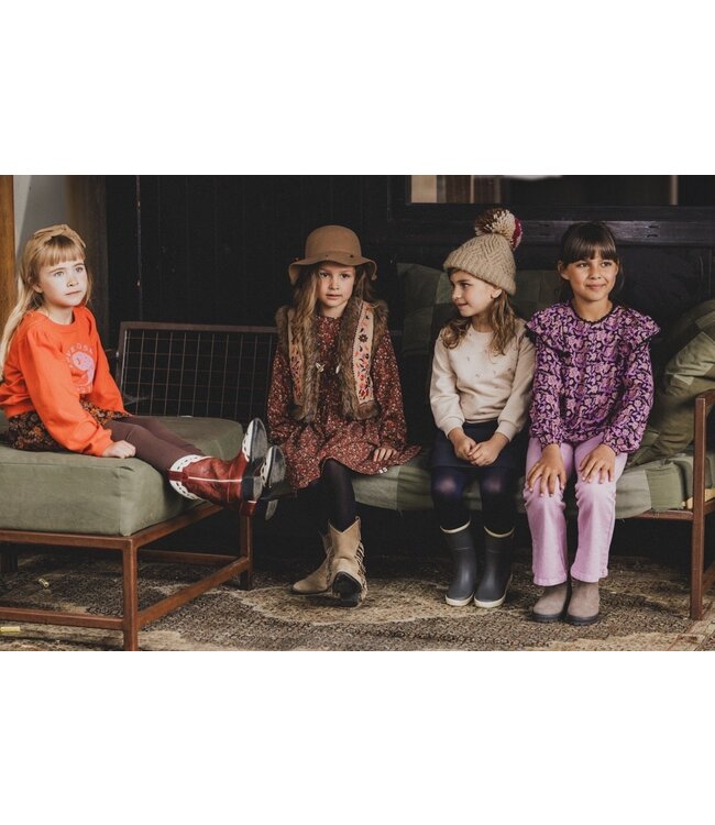 LOOXS Little Meisjes blouse print - Herfst bloemen