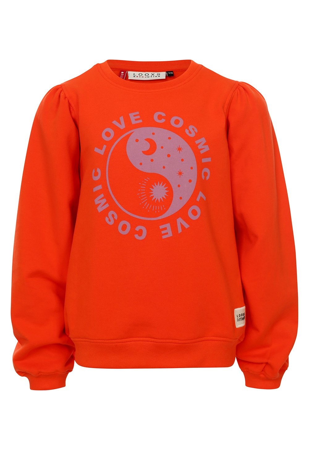 LOOXS Little Meisjes sweater fluo - Fluo oranje