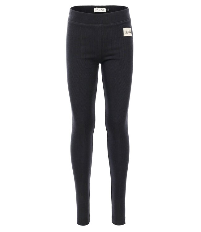 LOOXS Little Meisjes legging rib - Graphite