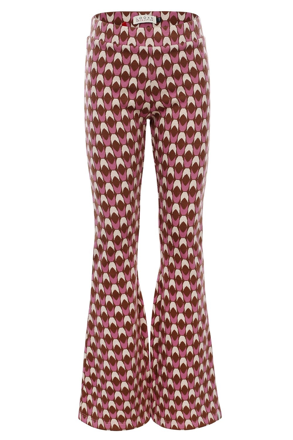 LOOXS Little 2431-7610-950 Meisjes Broek - Maat 104 - Roze van 90% Cotton 8% Polyester 2% Lycra