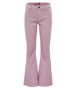 LOOXS Little Meisjes flair broek twill - Paars