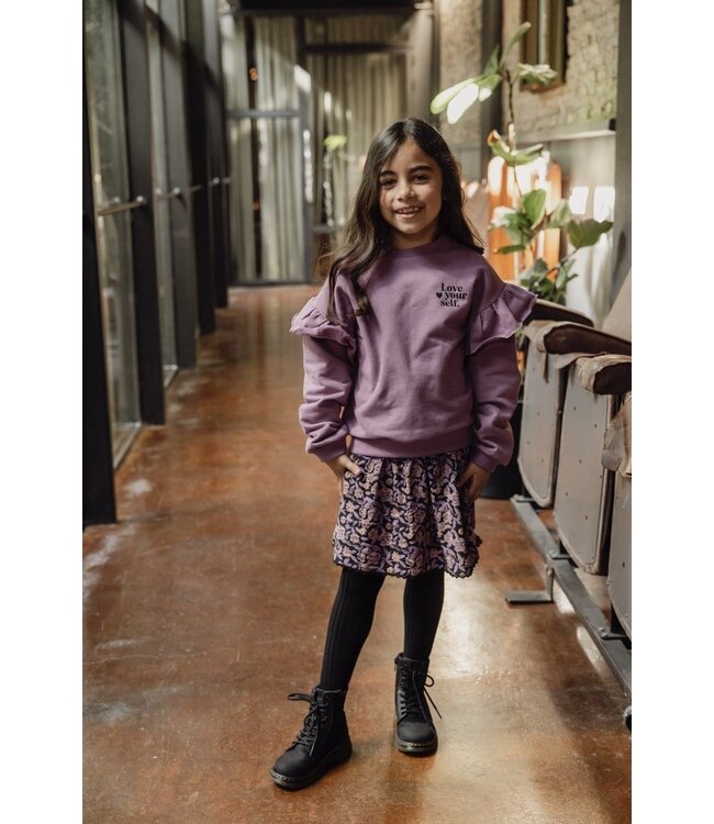 LOOXS Little Meisjes rok print - Herfst bloemen