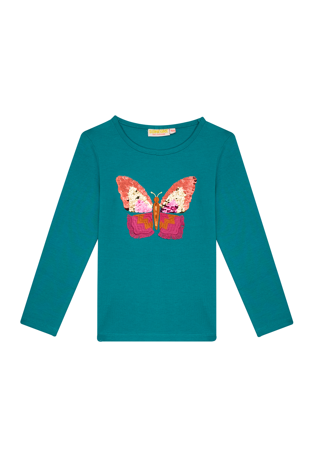 Someone Meisjes t-shirt LS - Donker mint blauw